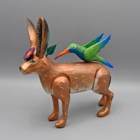 Image 1 of Jackrabbit and Hummingbird