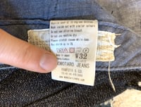 Image 9 of Momotaro jeans blued garments indigo dyed pants, size 32