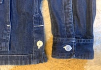 Image 4 of Sassafras Japan indigo dyed multipocket denim jacket, size M