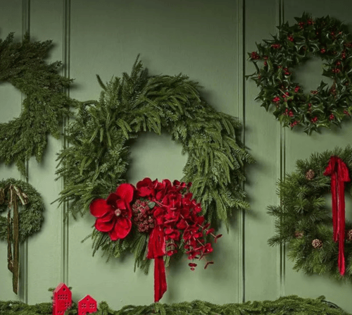 Image of Wreath with Mixed Cypress