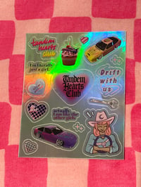 Image 2 of Holographic 3-page sticker pack