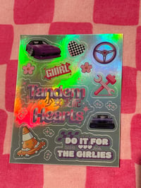 Image 4 of Holographic 3-page sticker pack
