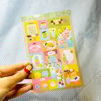 Image 2 of Kissaten ✿ Original Sticker Sheet