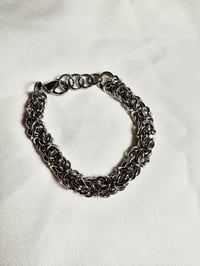 Image 2 of Grounded in Reality | Byzantine Weave Chainmaille Bracelet