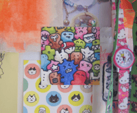 Image 2 of 'City Folk' Print (8.2 x 8.2cm)