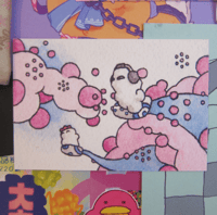 Image 3 of 'Vector Flourish' Print (10.2 x 6.9cm)