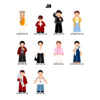 [DECOR] Jin Mini 3D figurines (PREORDERS)