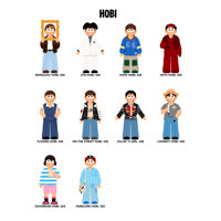 Image 1 of [DECOR] J-Hope Mini 3D figurines (PREORDERS)
