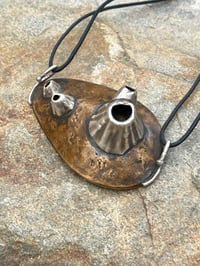 Image 3 of Quiet Power. Barnacle-Stone Pendant