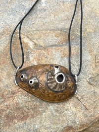 Image 2 of Quiet Power. Barnacle-Stone Pendant