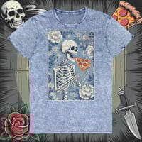 Image 1 of Gourmet Chinoiserie Vintage Wash Denim Tee