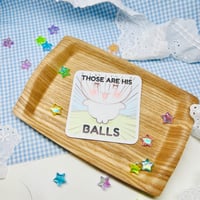 Those are his BALLS !! ✿ Sticker