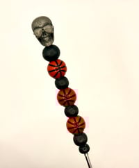 Image 1 of Basketball Skull Cigar Pick