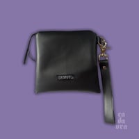 Image 2 of  BAT CAT PATTERN WRISTLET BAG