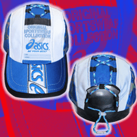Image 1 of ASICS VERTICAL 5 Panel Hat 💠 (3/4)