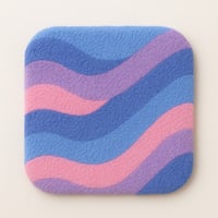 🌈 Pastel Wave Coaster Rug 💜