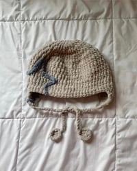 Image 4 of chunky star earflap hat