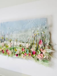 Image 1 of  ONLINE March 1st 2026  Mixed Media Embroidery Meadow Workshop