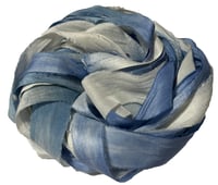 Image 6 of Ready To Ship! 10YD MOM JEANS HAND DYED SARI SILK RIBBON BY COLOR BURST SILK
