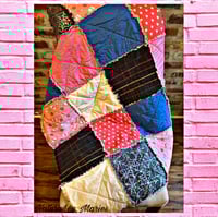 Image 1 of Baby Milk Raggy Quilt 