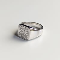 Image 1 of Pour Me A Drink Signet Ring