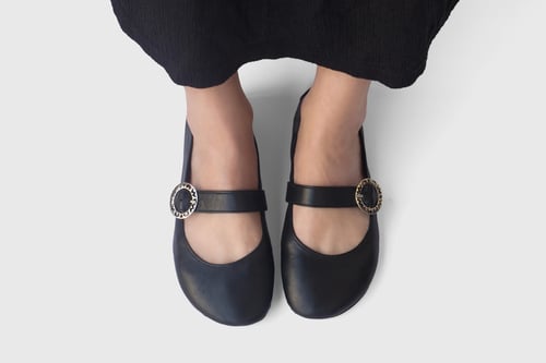 Image of Prism Mary Janes in Matte Black
