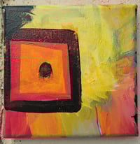 Image 2 of Sean Worrall - Called Out (July 2025) - Acrylic on canvas, 15x15x1cm 