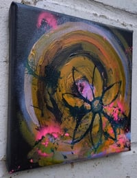 Image 2 of Sean Worrall - At Least....  (Sep 2025) - Acrylic, ink on canvas, 20x20cm 