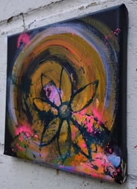 Image 4 of Sean Worrall - At Least....  (Sep 2025) - Acrylic, ink on canvas, 20x20cm 