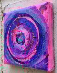 Image 2 of Sean Worrall - Ten:1130 (Paid) - 13th Sept 2025 - 10x10cm, acrylic, gloss varnish on canvas