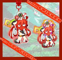 Image 1 of Pikmin Jack-o' Valentine Keychain/Sticker