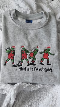 Image 1 of THAT'S IT I'M NOT GOING RED OVERALL HOODIE