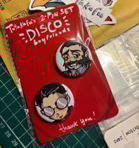 Image 2 of [Disco Elysium] - Kim & Harry - PIN SET 