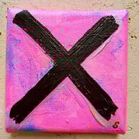Image 1 of Sean Worrall - Ten:1067 (Go) – 4th July 2024  - 10x10cm, acrylic on canvas