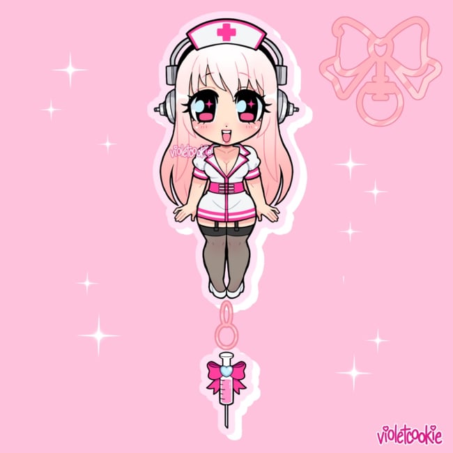 Super Sonico Keychain