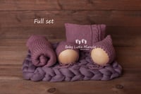 Image 6 of Knitted purple set