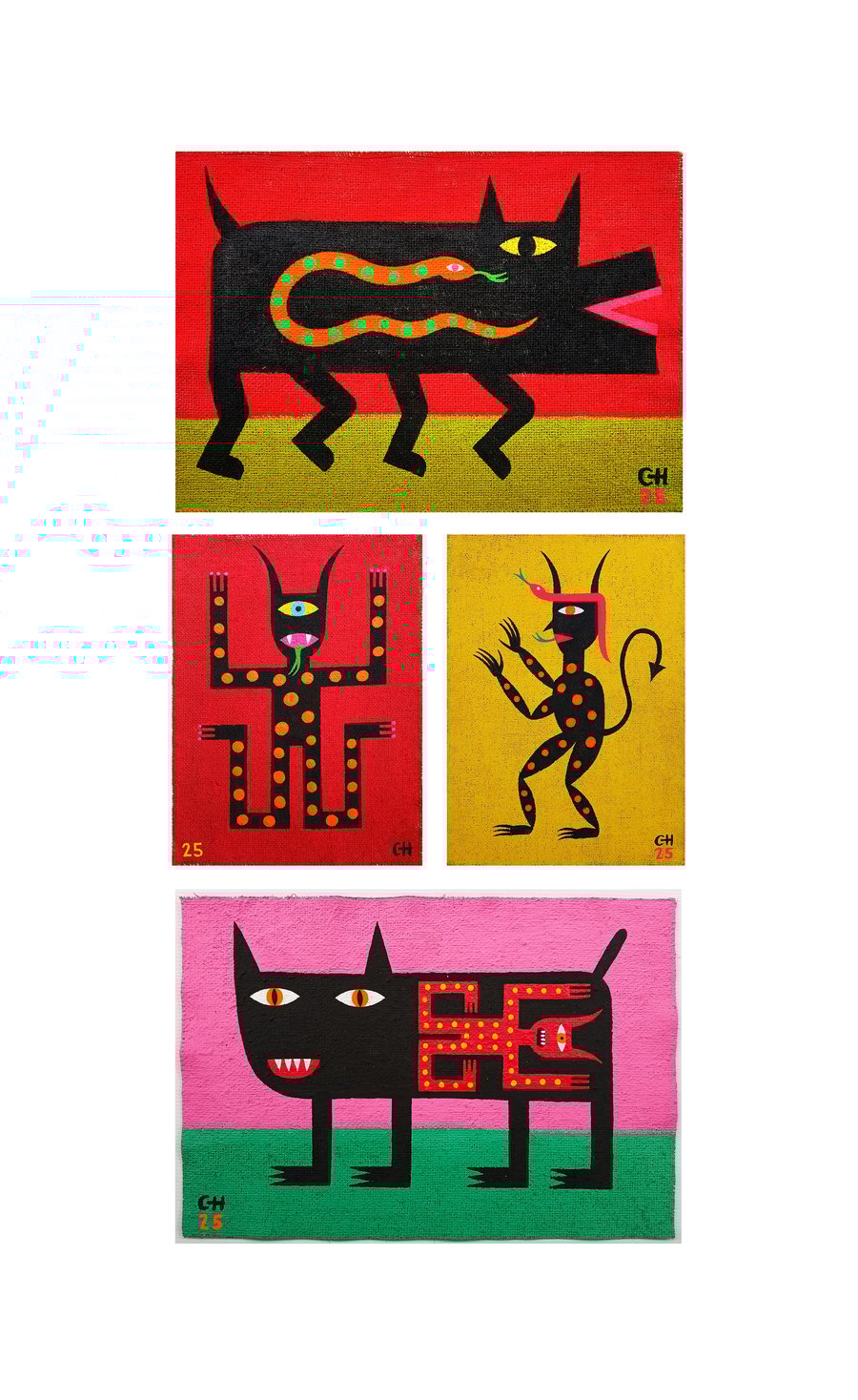 Image of NEW CANVAS PAINTINGS (SOLD OUT)