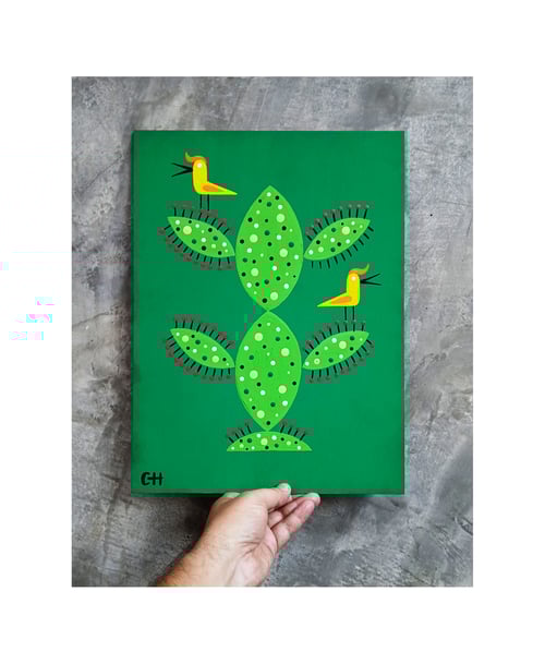Image of SONGBIRD CACTUS IN BLOOM FOR YOU & I