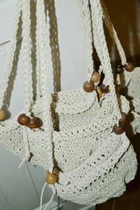 Image 3 of herbal knitted pouch