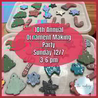 10th Annual Clay Ornament Workshop