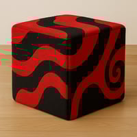 Image 1 of 🔥Wave Line Heat  Cube Rug🔥