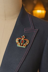 Image 1 of 👑  “Crowning Glory” Brooch