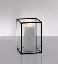 Metal Frame Candle Holder 