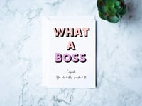 What a Boss