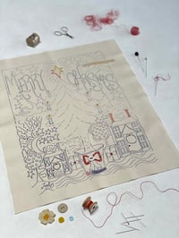 Image 2 of Christmas Time Embroidery Template