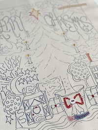 Image 3 of Christmas Time Embroidery Template