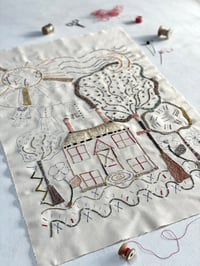 Image 1 of Wash Day EmbroideryTemplate