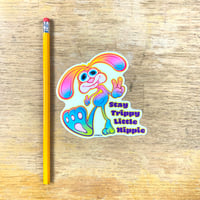 Image 2 of Stay Trippy Little Hippie Vinyl Sticker