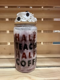 Teacher Coffee Snow Globe Tumbler with Decorative Lid