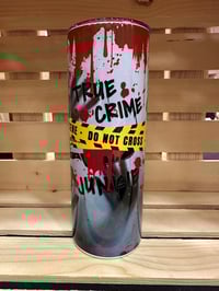 True Crime Stainless Steel Double Wall Skinny Tumbler *GLOW IN THE DARK*